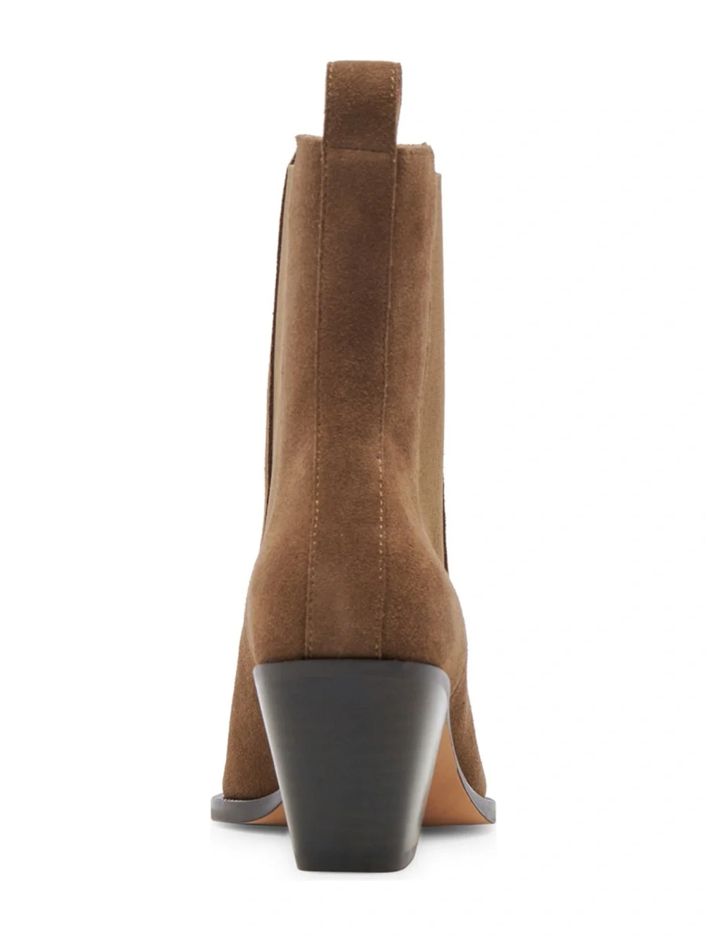 Dolce Vita Taupe Suede Chelsea Ankle Boot